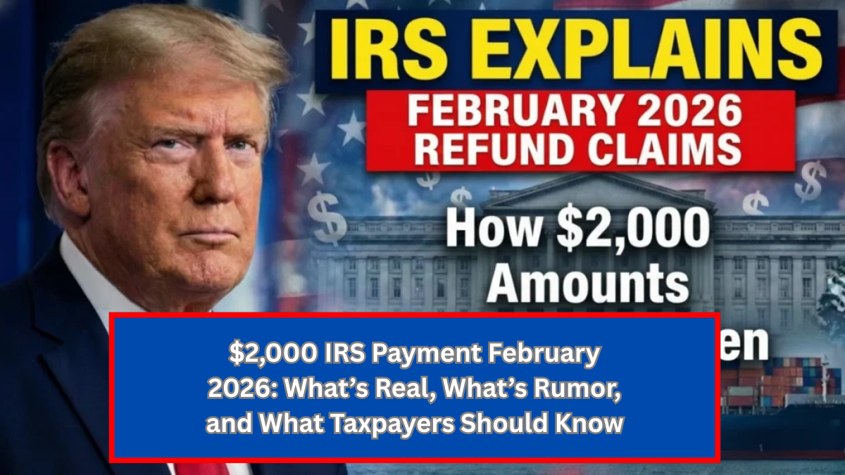 $2,000 IRS Payment February 2026