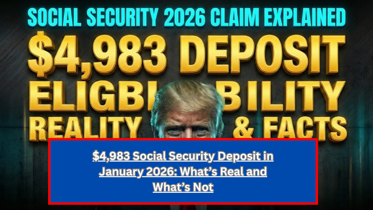 $4,983 Social Security Deposit in January 2026