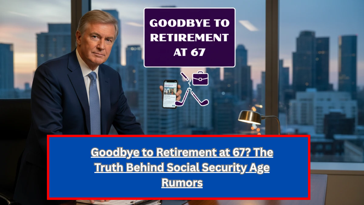 Goodbye to Retirement at 67