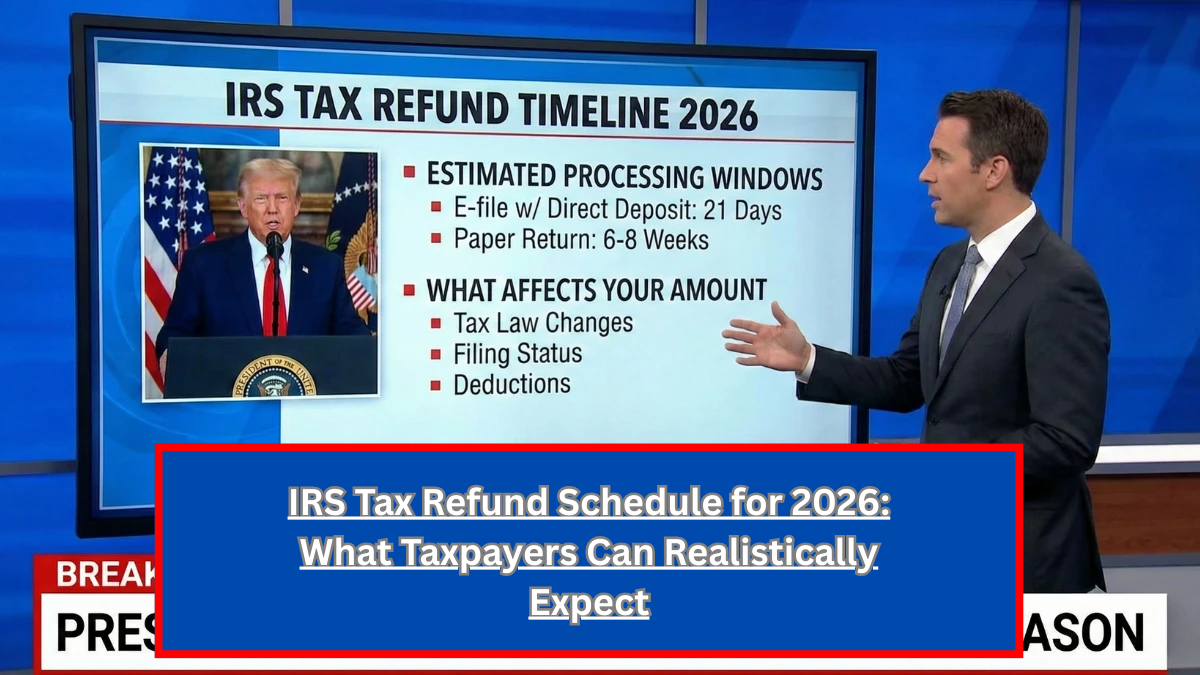 IRS Tax Refund Schedule for 2026