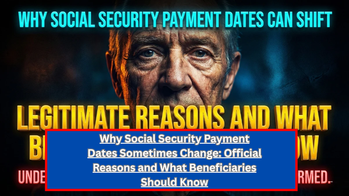 Why Social Security Payment Dates Sometimes Change