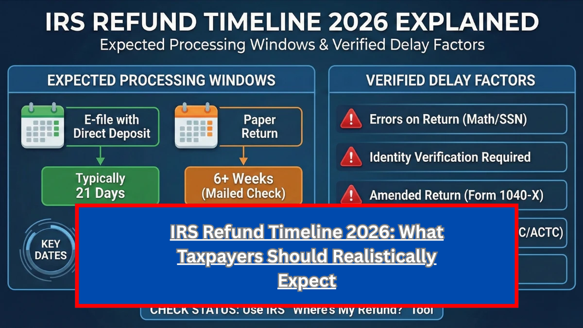 IRS Refund Timeline 2026