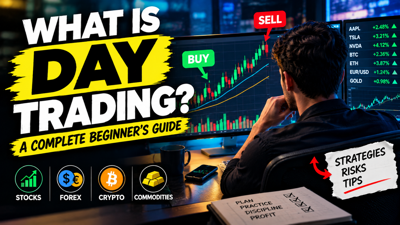 What Is Day Trading? A Complete Beginner’s Guide
